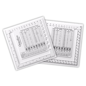 ChiaoGoo Swatch/Needle Gauge 14cm Square.