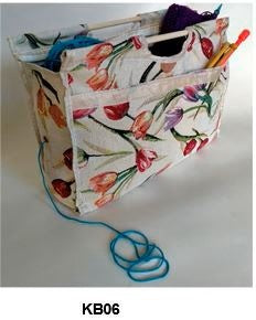 Knitting Bags 1: Countrywide Knitting Bag Wooden Handle.