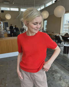 The Wool In Favourites: Poppy Tee (petite knit) with Luxurious Fusion Yarn
