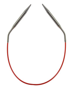 Knit Red Stainless Steel Circulars – 80cm