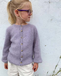 Baby Childrens Patterns: Novice Cardigan Junior - Mohair Edition
