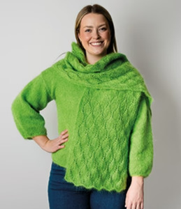 Mohair: Alpaca Yarns 1423 Whisper Lace Scarf Wrap/Wrap