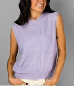 Mohair: Alpaca Yarns 1411 Whisper Staghorn Vest