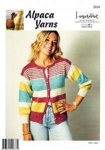Alpaca Yarns Pattern 2014 Stripe Cardigan - (Adult 4ply)