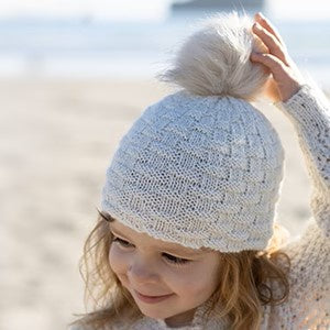 Alpaca Yarns Pattern 1940 Pom Pom Beanie - (Baby 4ply)