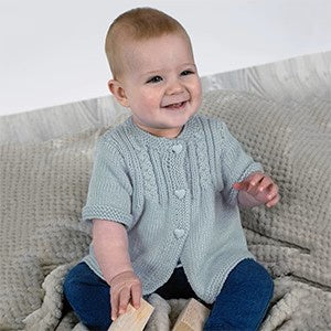 Downloadable Patterns: Alpaca Yarns Pattern 1567 Cardigan - (Baby 8ply)