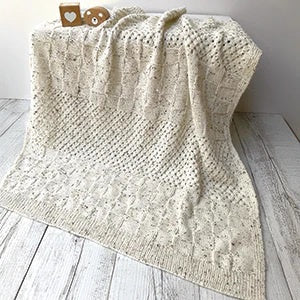 Alpaca Yarns Pattern 1320 Pram Blanket - (4ply)