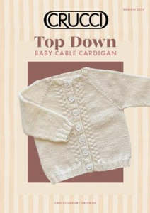 Crucci: Crucci Pattern 2322 Top Down Baby Cable Cardigan