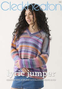 Cleckheaton: Cleckheaton Pattern 1029 Lyric Jumper - 12ply Adult