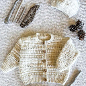 Bc150 Lowen Cardi and Hat