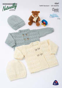 Baby Childrens Patterns: Naturally Pattern K367.