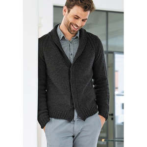 Lana Grossa Pattern - Mens Cardigan LYBK.0165