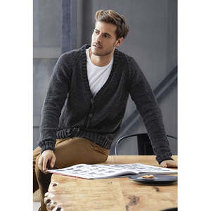 Lana Grossa Pattern - Mens Jacket LYBK.0148