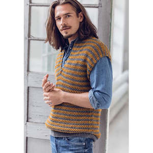 Lana Grossa Pattern - Mens Slipover LYBK.0158