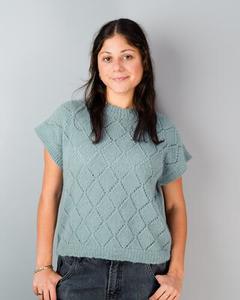 Alpaca: 3307 Halo Diamond Lace Sweater/Vest