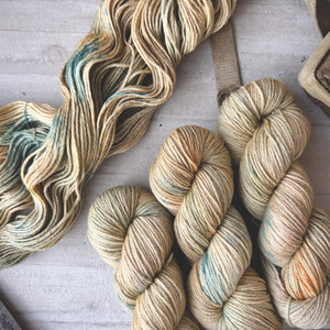 October Rolled Vest in Yarn Phase