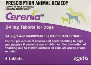 Cerenia 24mg - 4 Tablets