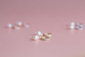 Willow Luxe Earrings: Freya Pearl Huggies
