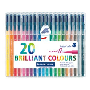 Staedtler Triplus Colour Felt Pens - 20 Willow Cottage NZ