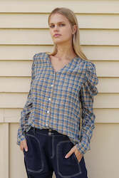 Ketz Ke: Ketz-Ke: Downbeat Top. Navy