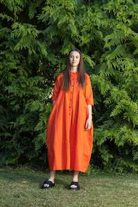 Deeanne Hobbs: French Me Dress. Tangerine.