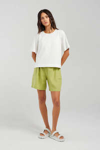 Tops: Nyne: Strike T-Shirt. White.