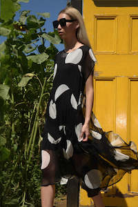 Curate: Curate: Frill Of The Carnival Dress. Black Spot.