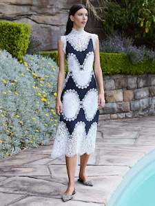 Moss Spy: Moss & Spy: Mimosa A-Line - Ink/Ivory