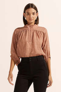 Zoe Kratzmann: Zoe Kratzmann: Adage Top. Rust.