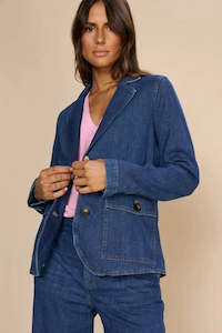 Mosh Mosh: Mosh Mosh:  Mary Stina Blazer. Denim