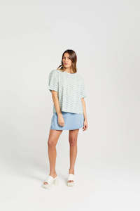 Thing Thing: Thing Thing: Tie Up Lily Top. Malachite Bloom.