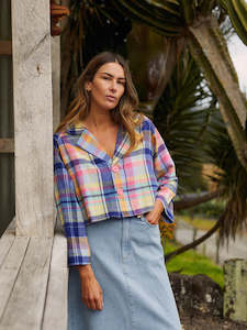 Thing Thing: Clemmie Coat. Rainbow.