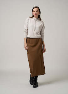 Madly Sweetly: Cipher Skirt. Cocoa.