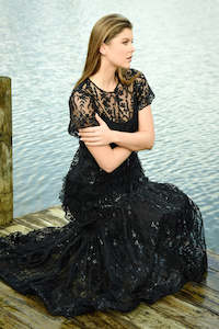 Curate: Curate: Skirt 'Em Say Skirt. Black Sequin.