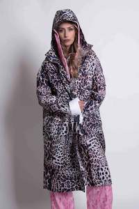 Sheryl May: Leopard Print Raincoat.
