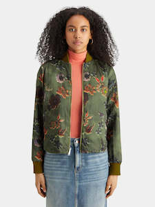 Scotch Soda: Scotch & Soda: Reversible Vertical Quilt Bomber Jacket.