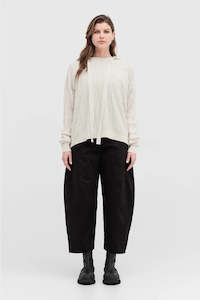 Taylor: Ripple Hoodie - Pumice