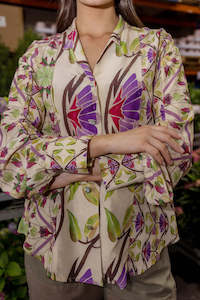 Maud Dainty: Circular By Maud Dainty: Jigsaw Paintings Shirt.