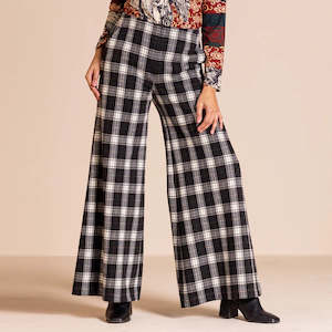 Megan Salmon: Megan Salmon: Tartan Bell Trouser.