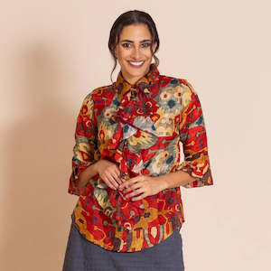 Megan Salmon: Megan Salmon: Carpet Amadeus Shirt.