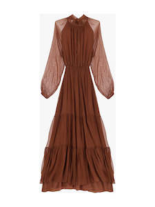 Dixie: Dixie: Abito Dress. Mocha