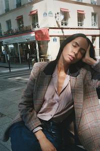 Mos Mosh Heyanno: Brave Check Blazer. FoxTrot