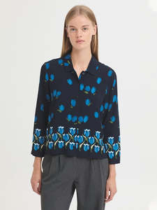 Nice Things: Nice Things: Tulips panneau shirt
