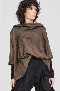 Taylor: Taylor: Squared Assembly Top. Coffee Bean