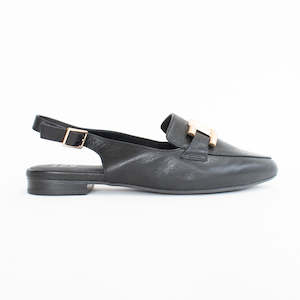 Shoes Low: Lizzah Black Leather