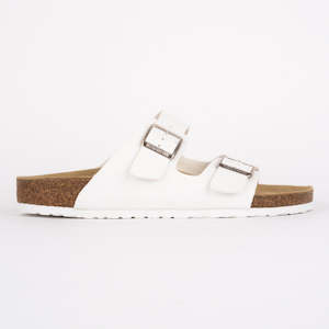 Sandals Low: Farrah White