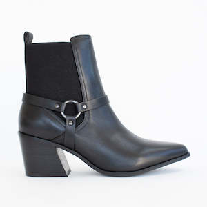 Ankle Boots Heel: Vala Harness Black