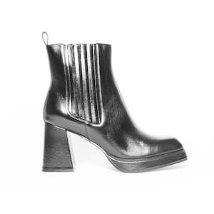 Ankle Boots Heel: Blain Black Oil