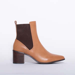 Ankle Boots Heel: Vala Tan Boot