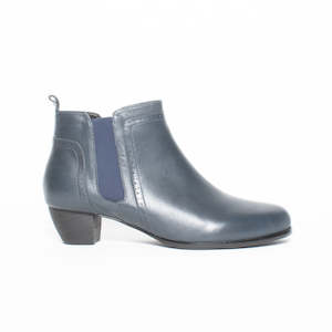 Ankle Boots Mid: Coach French Navy